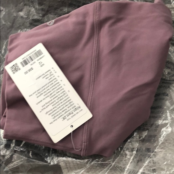 🍋NWT 28” Lululemon DUSTY MAUVE aligns Sz. 12 - Picture 2 of 6